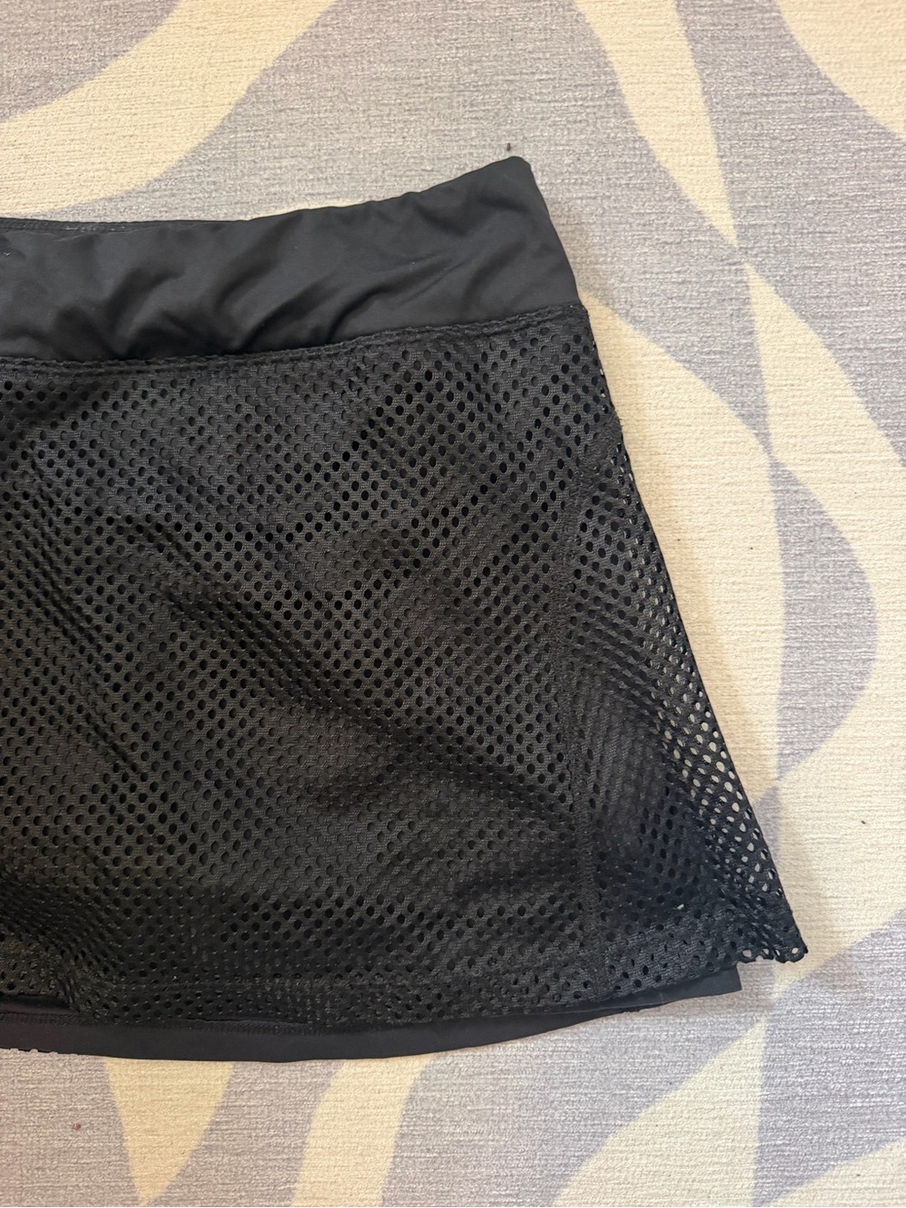 Alala Black Mesh Skort